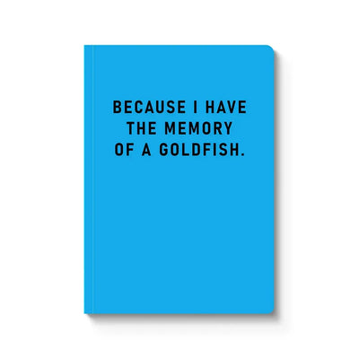 OHD Notebook Paperback A5-Carnet-Ohh Deer-Memory Of a Goldfish-Papeterie du Dôme