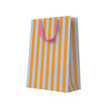 OHD Sac Cadeau-Sac Cadeau-Ohh Deer-Large-Striped-Orange and Blue-Papeterie du Dôme