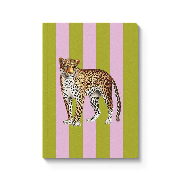 OHD Striped Notebook Paperback A5-Carnet-Ohh Deer-Leopard-Papeterie du Dôme