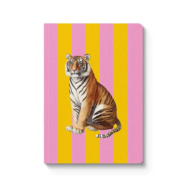 OHD Striped Notebook Paperback A5-Carnet-Ohh Deer-Tiger-Papeterie du Dôme