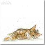PAT Carte Sarah Boddy-Carterie-Patchwork-Chat Allongé-Papeterie du Dôme