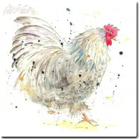 PAT Carte Sarah Boddy-Carterie-Patchwork-Poule-Papeterie du Dôme
