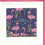 PAT Carte Shakies James Ellis-Carterie-Patchwork-Flamant Rose-Papeterie du Dôme