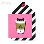 PAT Carte Tache-Carterie-Patchwork-Latte Cat-Papeterie du Dôme
