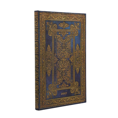 PBKS Agenda Maxi Semainier Horizontal Rigide-Agenda-Paperblanks-2027-Luxe Bleu-Papeterie du Dôme