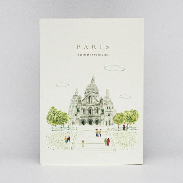 PDA Carnet de Voyage - L'après-midi-Carnet-Pansydaisy-Sacré Coeur-Papeterie du Dôme