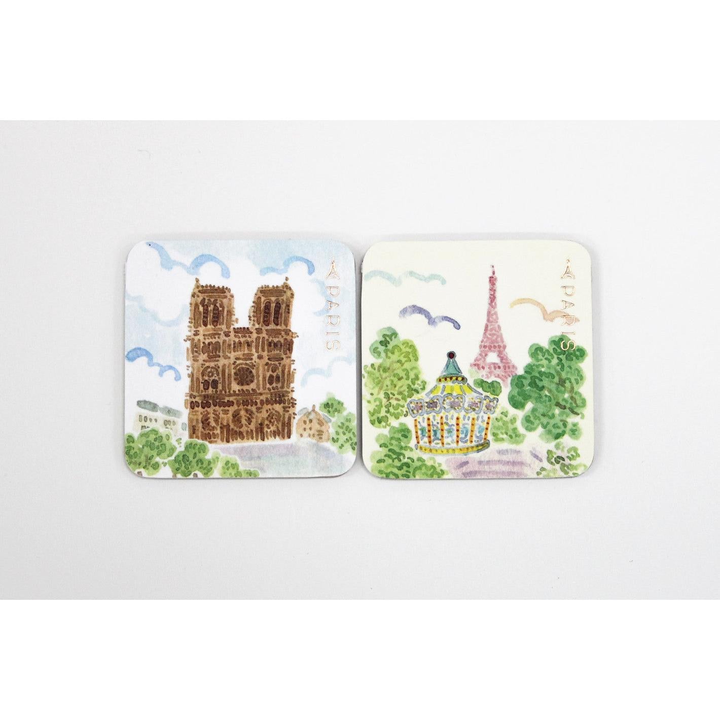 PDA Magnet L'après-midi Set 2-Aimants-Pansydaisy-Papeterie du Dôme