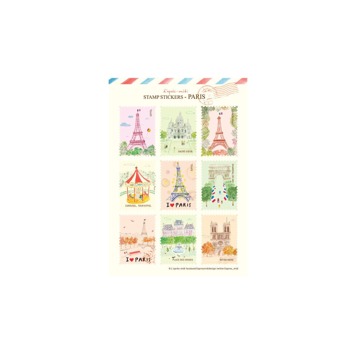 PDA Sticker L'après-midi-Gommettes-Pansydaisy-Papeterie du Dôme