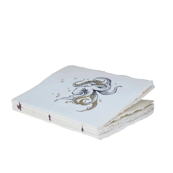 PGM Carnet A5 Poulpe Parchemin-Carnet-Epigr'AM-Papeterie du Dôme