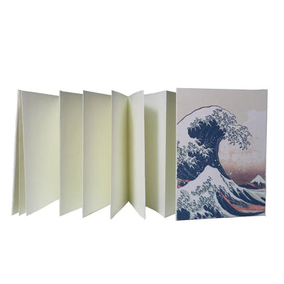 PGM Carnet Accordeaon A6 Hokusai Parchemin-Carnet-Epigr'AM-Papeterie du Dôme