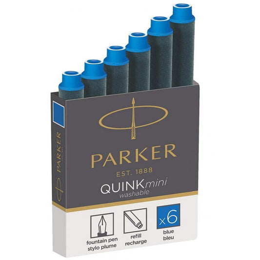PKR Cartouches Quink Mini-Encre-Parker-Papeterie du Dôme