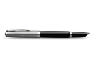 PKR Parker 51 Chrome Noir-Stylo Plume-Parker-Papeterie du Dôme
