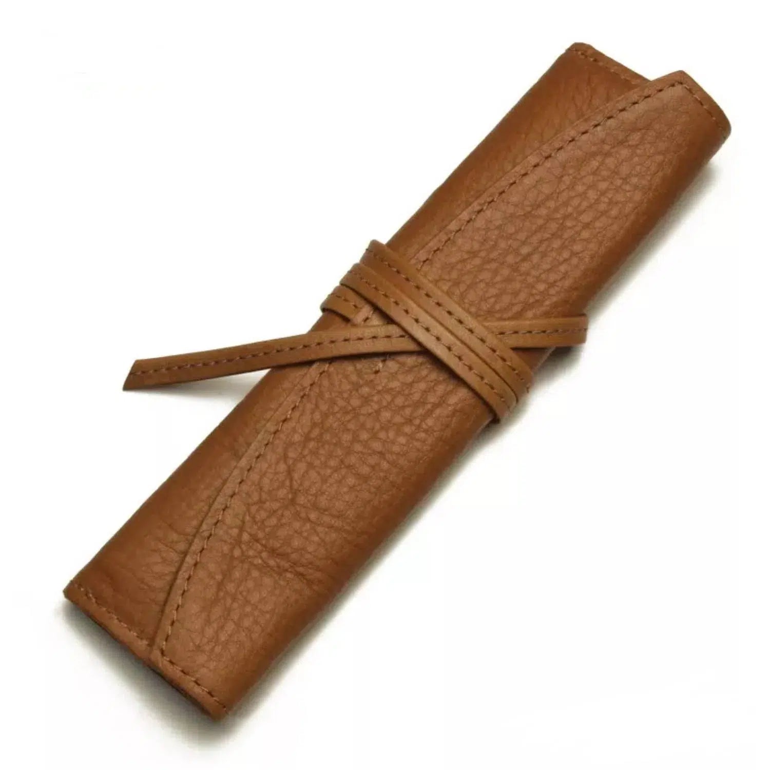 PLT Étui Cuir Grainé Urushi-Étui à Stylos-Pilot-S Petit-Camel-Papeterie du Dôme