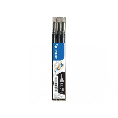 PLT Recharge FriXion Ball-Recharge Stylos-Pilot Basics-F Fin-Noir-Papeterie du Dôme