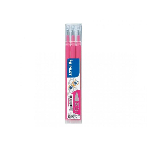 PLT Recharge FriXion Ball-Recharge Stylos-Pilot Basics-M Médium-Rose-Papeterie du Dôme