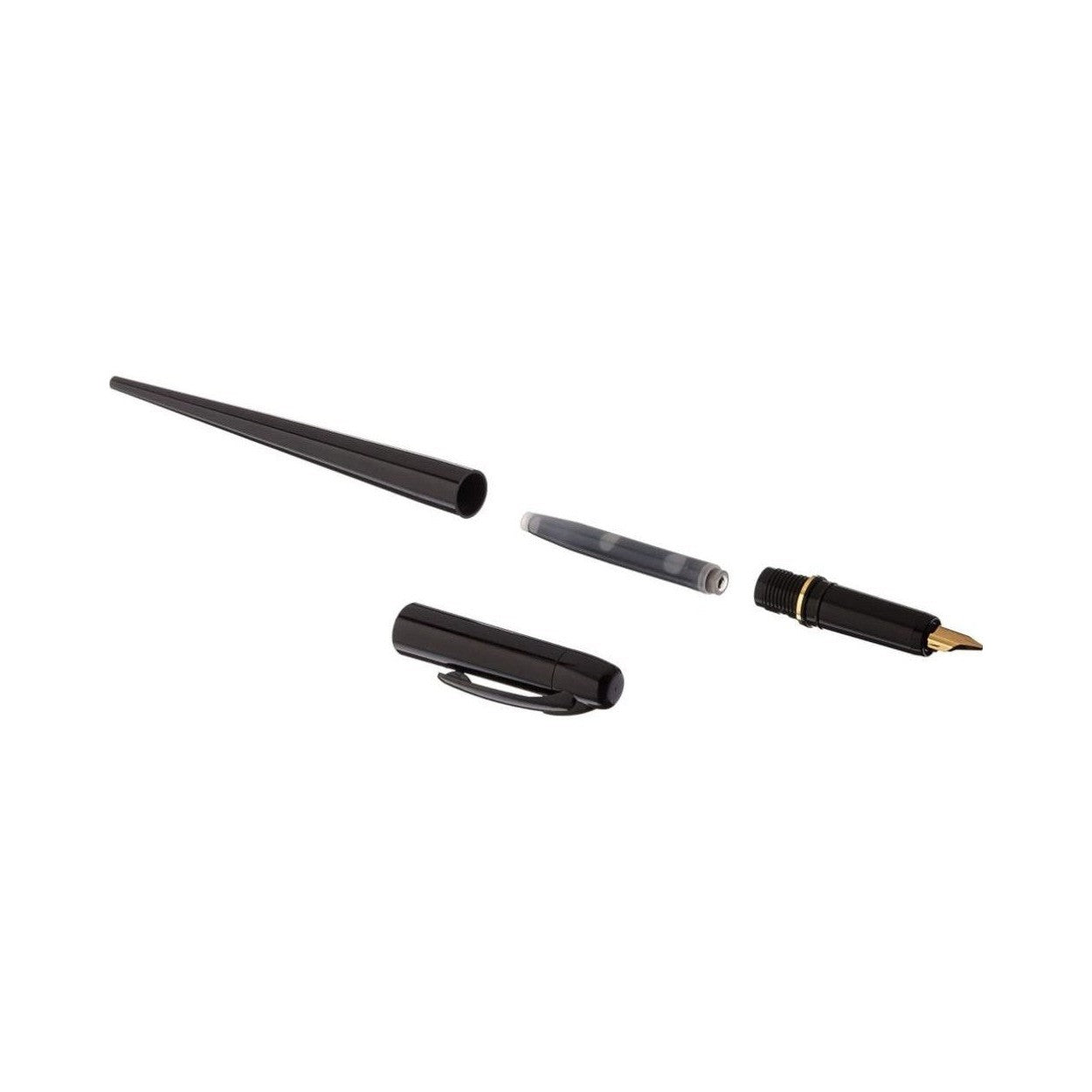 PLTN Desk Pen Noir Stylo Plume-Stylo Plume-Platinum-EF Extra Fin-Papeterie du Dôme