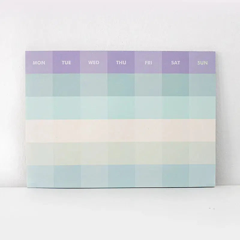 PPW Bloc Monthly Deskpad-Calendrier-Paperways-Les Nymphéas (Water Lilies)-Papeterie du Dôme