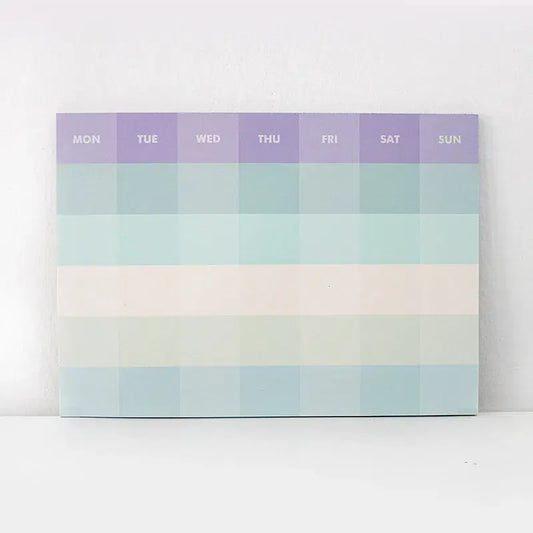 PPW Bloc Monthly Deskpad-Calendrier-Paperways-Les Nymphéas (Water Lilies)-Papeterie du Dôme