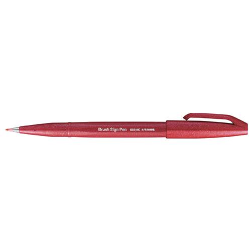 PTL Brush Sign Pen Feutre-Feutre-Pentel-Rouge-Papeterie du Dôme