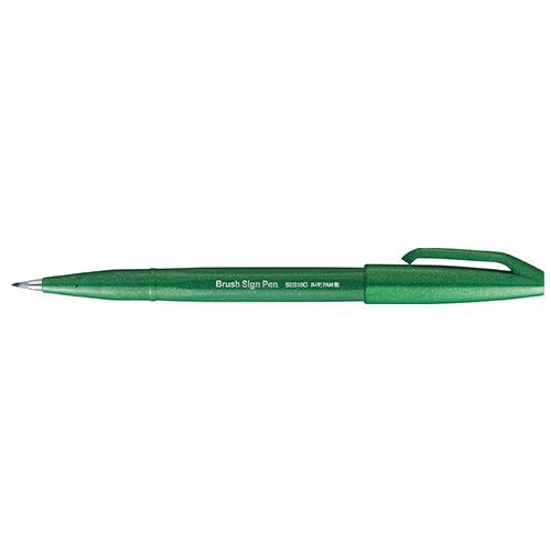 PTL Brush Sign Pen Feutre-Feutre-Pentel-Vert-Papeterie du Dôme
