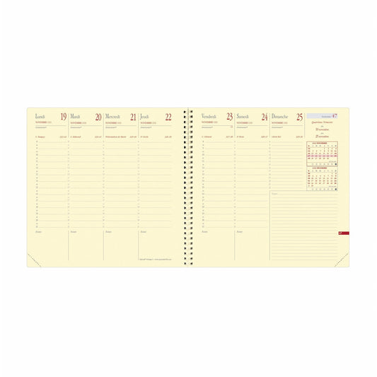 QV Agenda Exécutif Prestige S Soho-Agenda-Quo Vadis-Papeterie du Dôme