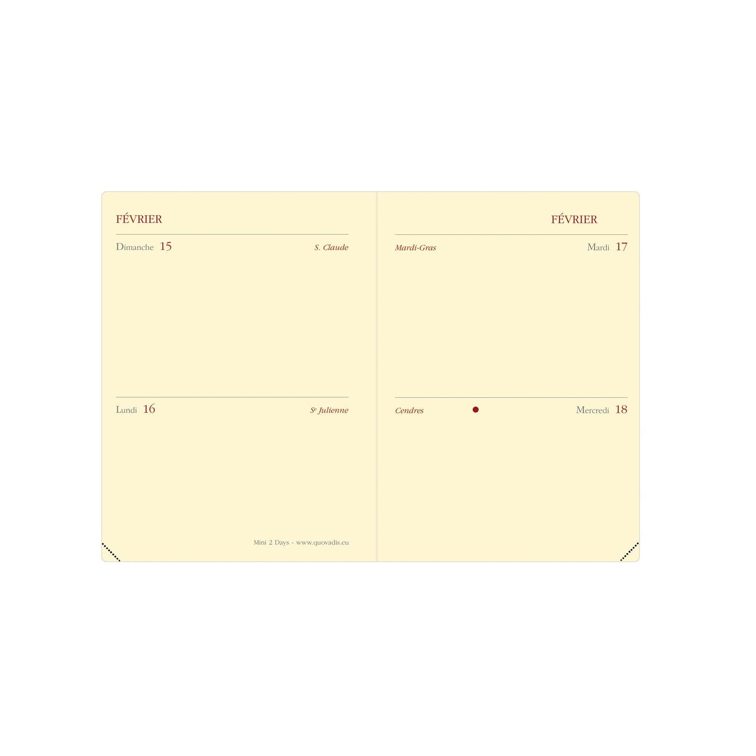 QV Agenda Mini 2 Days Soho PM-Agenda-Quo Vadis-Papeterie du Dôme