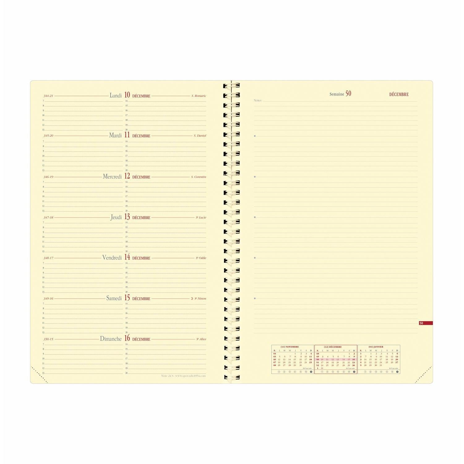 QV Agenda Note 24 S Soho-Agenda-Quo Vadis-Papeterie du Dôme
