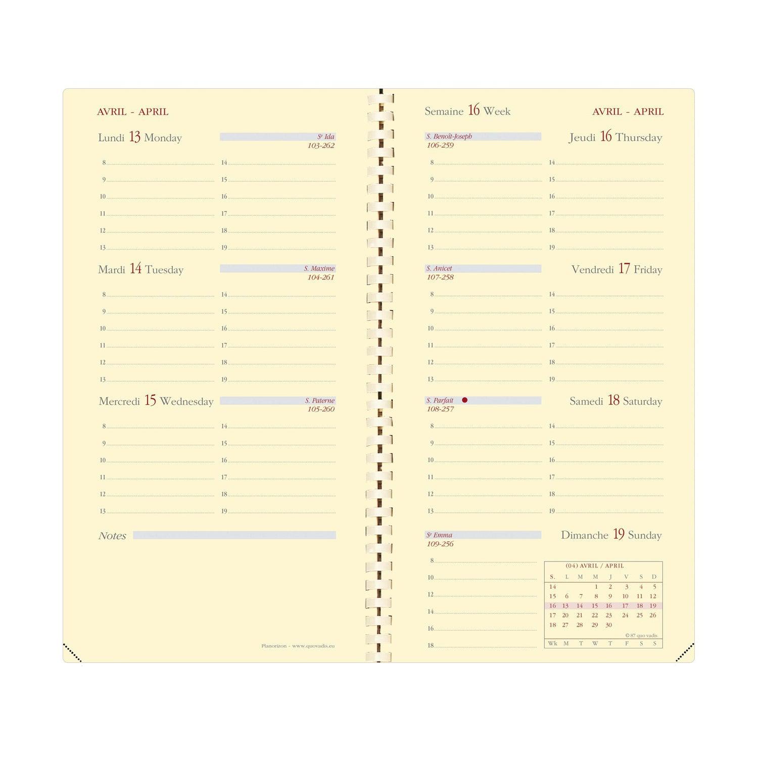 QV Agenda Planorizon Soho-Agenda-Quo Vadis-Papeterie du Dôme