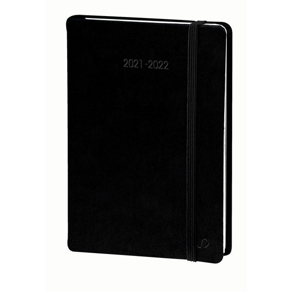QVD Affaires Prestige Silk Scolaire-Agenda-Quo Vadis-2021-2022-Noir-Papeterie du Dôme