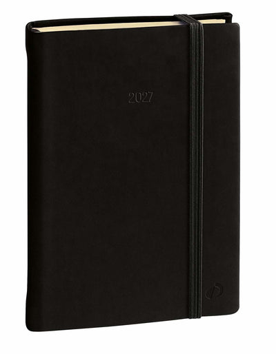 QVD Agenda Affaires Prestige Silk-Agenda-Quo Vadis-2027-Noir-Papeterie du Dôme