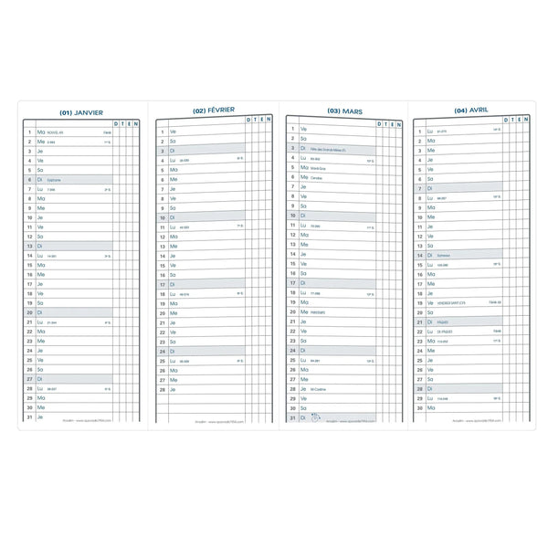 QVD Agenda Anoslim Impala-Agenda-Quo Vadis-Papeterie du Dôme