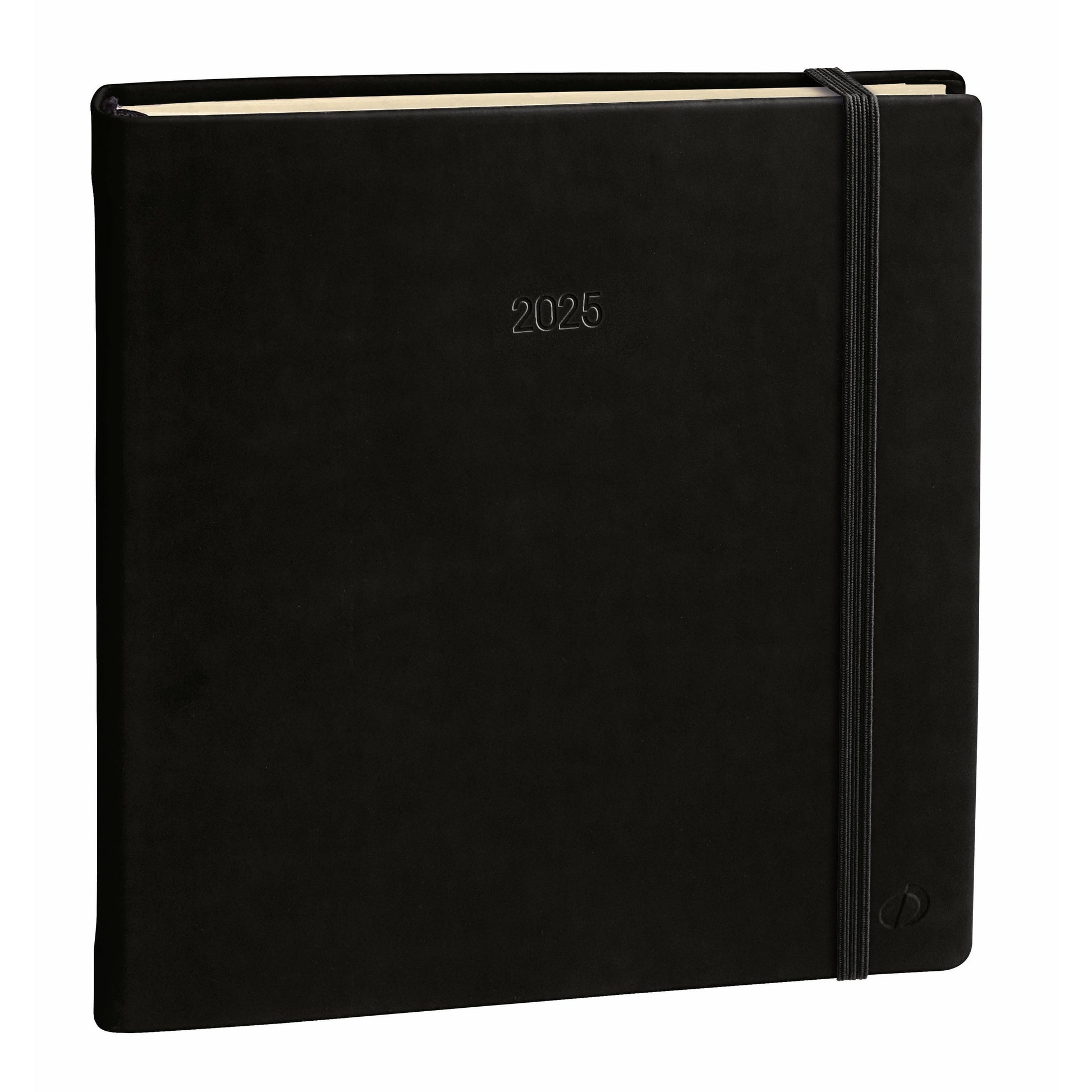 QVD Agenda Exécutif Prestige Silk-Agenda-Quo Vadis-2025-Noir-Papeterie du Dôme