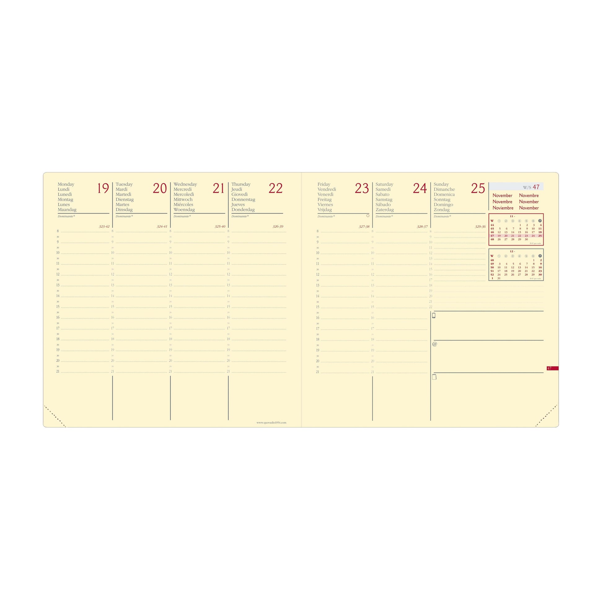 QVD Agenda Exécutif Prestige Silk-Agenda-Quo Vadis-Papeterie du Dôme
