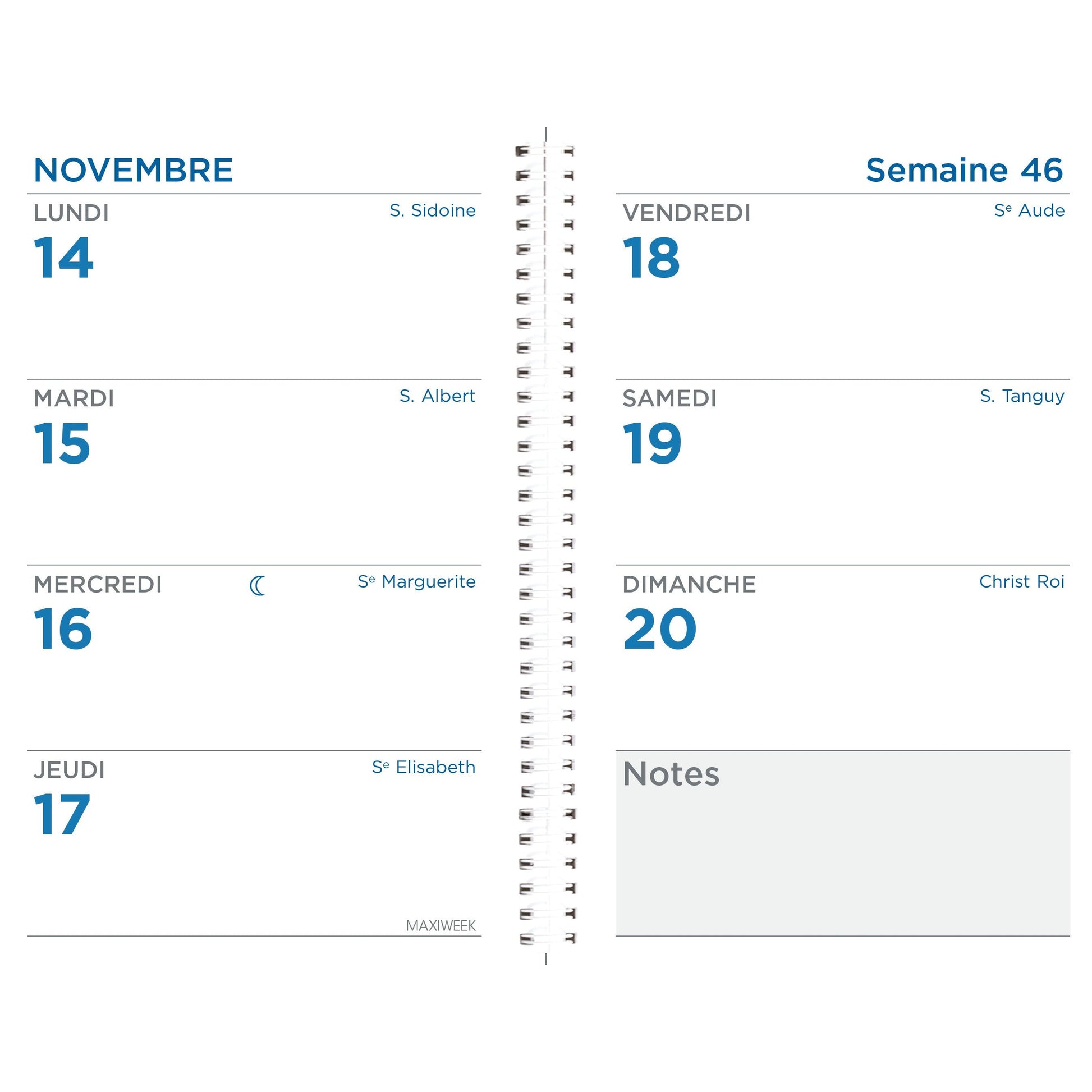 QVD Agenda Maxiweek 1015 Toscana-Agenda-Quo Vadis-Papeterie du Dôme