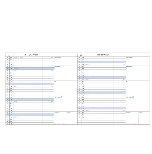 QVD Agenda Minibest Impala-Agenda-Quo Vadis-Papeterie du Dôme