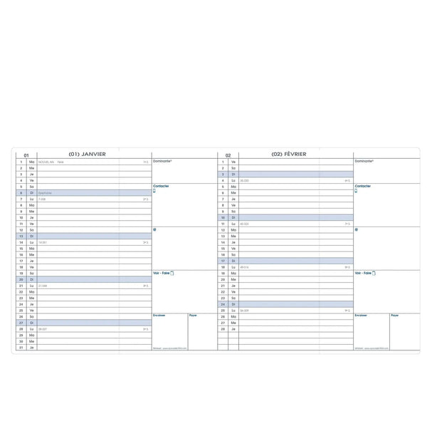 QVD Agenda Minibest Impala-Agenda-Quo Vadis-Papeterie du Dôme