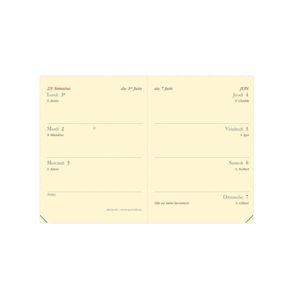 QVD Agenda Miniweek Prestige Soho-Agenda-Quo Vadis-Papeterie du Dôme