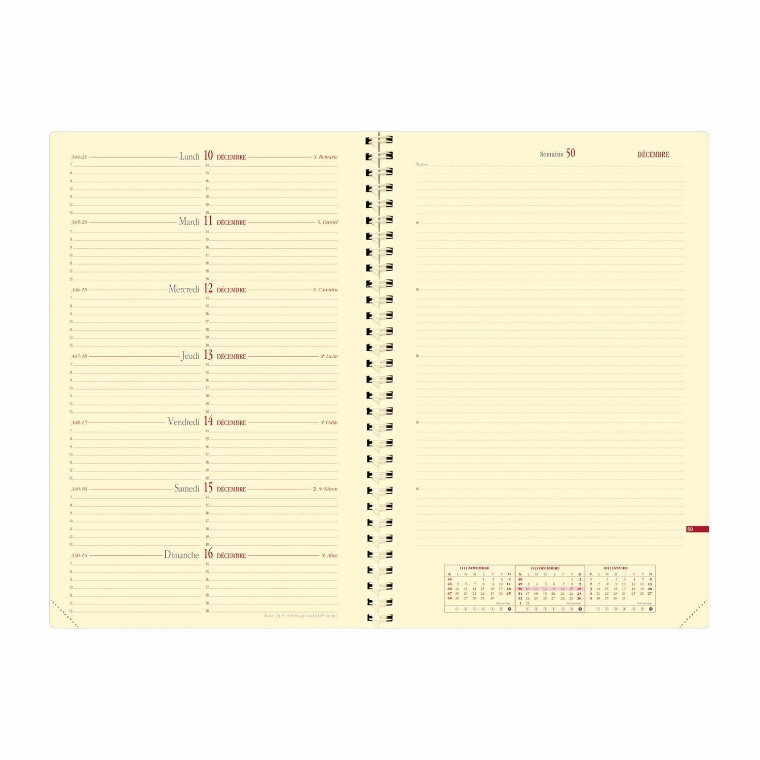 QVD Agenda Note 24 S Soho-Agenda-Quo Vadis-Papeterie du Dôme