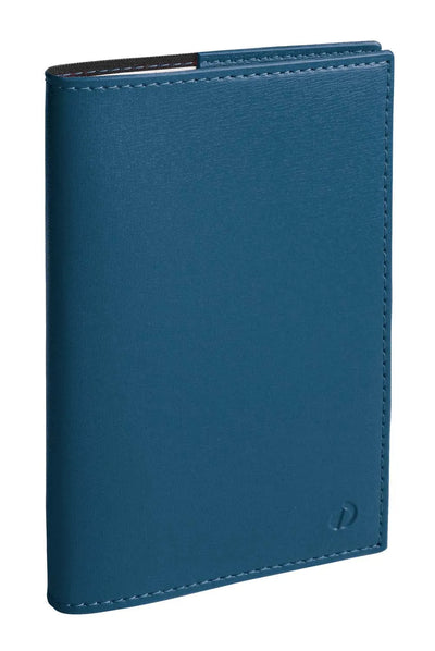 QVD Agenda Président Prestige Soho-Agenda-Quo Vadis-2027-Bleu acier-Papeterie du Dôme