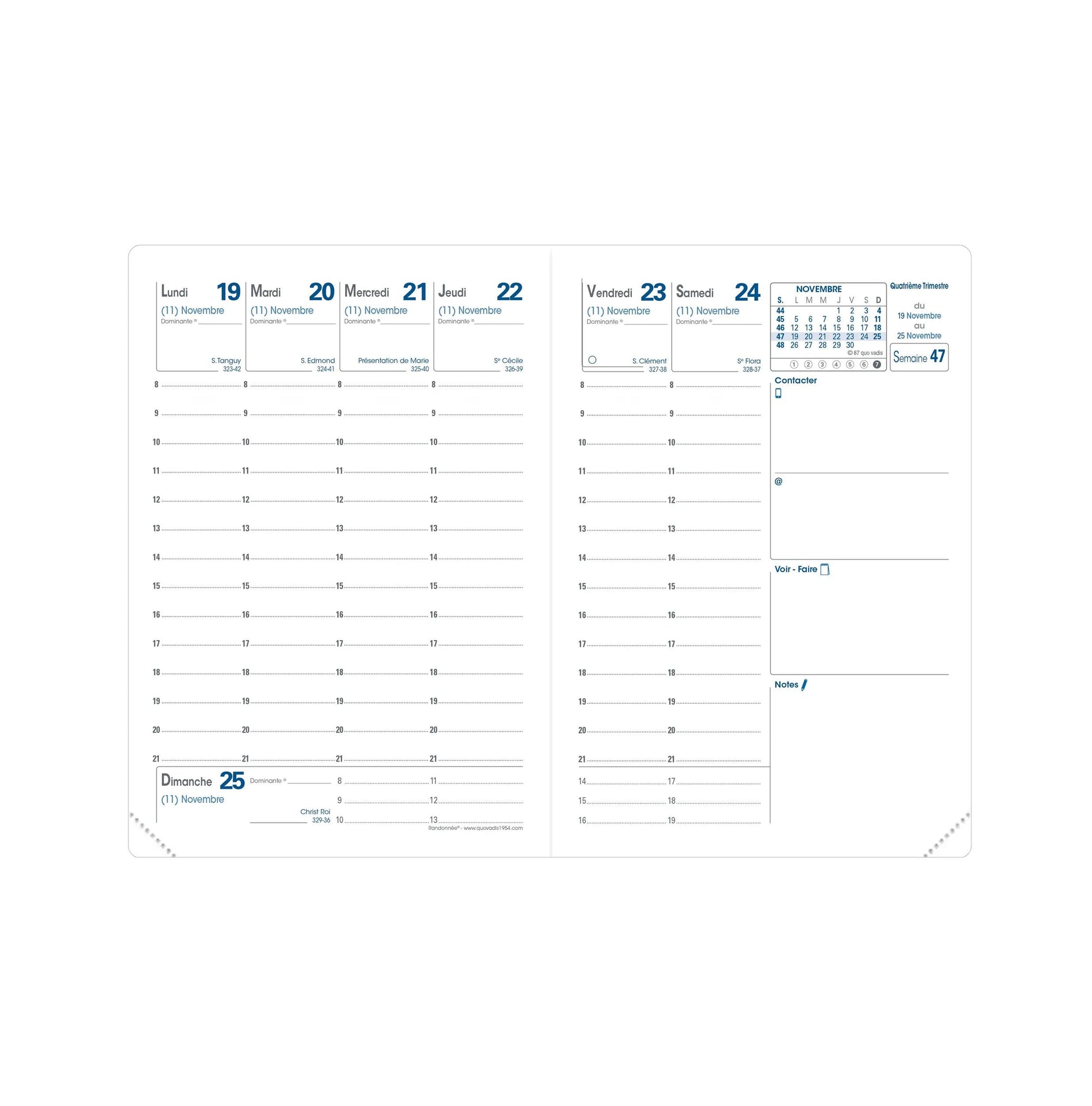 QVD Agenda Randonnée Prestige Soho-Agenda-Quo Vadis-Papeterie du Dôme