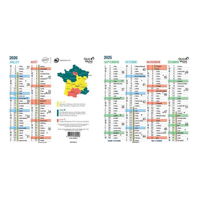 QVD Calendrier Origami 18 Scolaire-Calendrier-Quo Vadis-Papeterie du Dôme