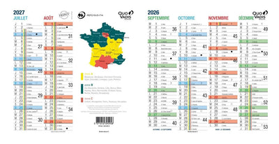 QVD Calendrier Origami 18 Scolaire-Calendrier-Quo Vadis-Papeterie du Dôme