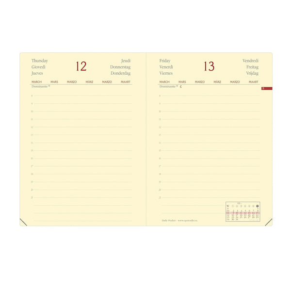 QVD Daily Pocket Prestige Journalier-Agenda-Quo Vadis-Papeterie du Dôme