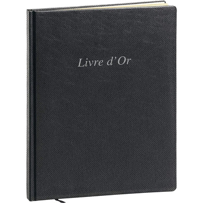 QVD Livre d'Or Cotton-Livre d'Or-Quo Vadis-Noir-Papeterie du Dôme