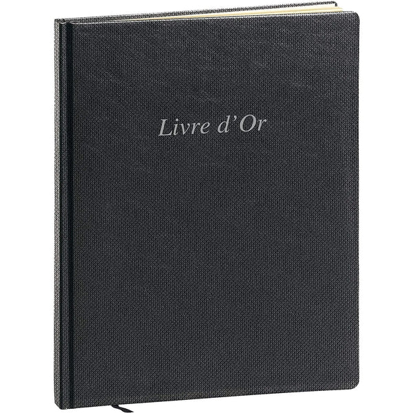 QVD Livre d'Or Cotton-Livre d'Or-Quo Vadis-Noir-Papeterie du Dôme
