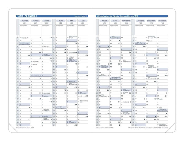 QVD Recharge Agenda Affaires-Recharge Agenda-Quo Vadis-Papeterie du Dôme