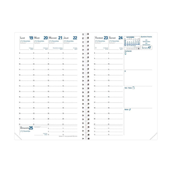 QVD Recharge Agenda Affaires S-Recharge Agenda-Quo Vadis-Papeterie du Dôme