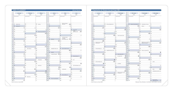 QVD Recharge Agenda Exécutif Tranche Dorée-Recharge Agenda-Quo Vadis-Papeterie du Dôme