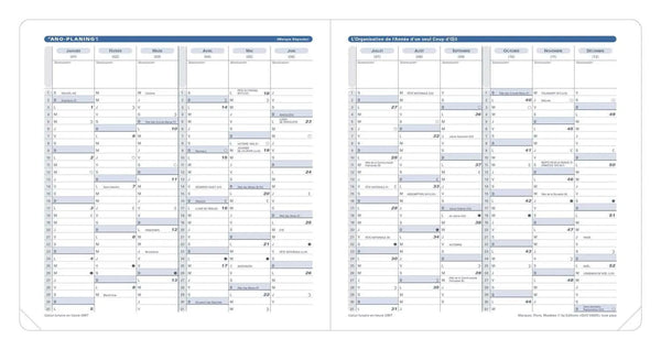 QVD Recharge Agenda Exécutif Tranche Dorée-Recharge Agenda-Quo Vadis-Papeterie du Dôme