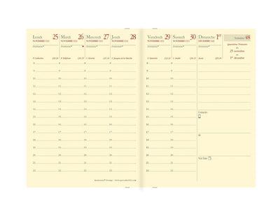 QVD Recharge Agenda Randonnée Prestige-Recharge Agenda-Quo Vadis-Papeterie du Dôme